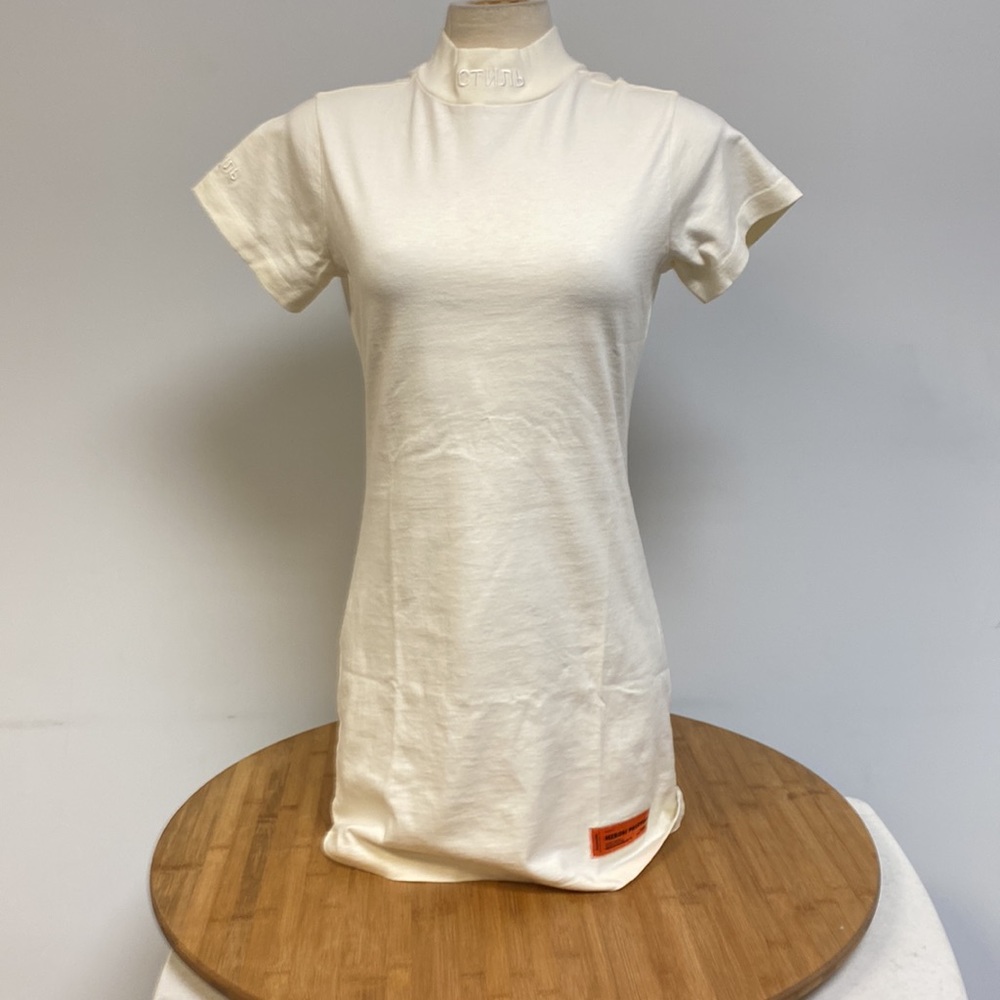 Heron Preston Off White Style Mini Dress